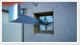 Montage SAT-Wandhalter an aussenisolierter Wand ! Montage SAT-Wandhalter an aussenisolierter Wand !
